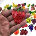 Random 12Pcs Creative 3D Resin Fruit Vegetables Fridge Magnets Funny Cute Decoration Refrigerator Magnet Accessories Office School whiteboard Magnet (Random 12 Styles (Vegetables and Fruits))