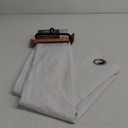 SUN+BLK Nantes Luxury Insulated Total Blackout Grommet Single Curtain Panel, Noise Reducing, Light Blocking, Ivory, 52x63