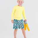 RUGGEDBUTTS Boys UPF50+ Sun Protection Animal Swim Trunks