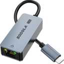 Sodola USB C to Ethernet Adapter 2.5G, Ethernet Adapter for Laptop, Aluminum, Type C to RJ45 Network Internet LAN Adapter, Compatible for NAS, MacBook Air/Pro, iPhone 15/16 Pro/Max