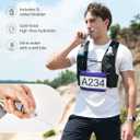 Zelvot Running Vest for Women Men, USA Original Patent, Lightweight Adjustable Running Hydration Vest with 2L Water Bladder, Reflective Hydration Backpack for Marathon Hiking