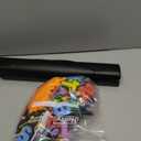 EVA Foam Letters and Numbers for Educating Kids, Educational Alphabet Refrigerator Magnets, 114pcs/a Set with Plastic Jar