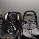 Chicco KeyFit 35 ClearTex Infant Car Seat and Base, Rear-Facing Seat for Infants 4-35 lbs., Infant Head and Body Support, Compatible with Chicco Strollers, Baby Travel Gear | Shadow/Black, Mfg: Mar 2025