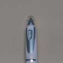 Ear and Nose Hair Trimmer Clipper - 2026 Professional Painless Eyebrow & Facial Hair Trimmer for Men Women, Battery-Operated Trimmer with IPX7 Waterproof, Dual Edge Blades for Easy Cleansing Blue