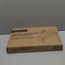 Expandable Cabinet Organizer Shelf With Adjustable Height, Stackable Kitchen Countertop Organizer Rack, Adjustable Shelf Riser For Kitchen Counter, Pantry, Cupboard, Desk, Tabletop (8.27"D*14-22.4"W x 7.5"H, White-2 Pack)