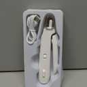 2-in-1 Dog & Cat Nail Clipper with Grinder - Dual Highlight LED Reduce Over-Trimming, Long Battery Cordless USB-C Rechargeable, Safety Lock & Catcher Cap, Quiet Home Grooming for Small Large Pets (White)