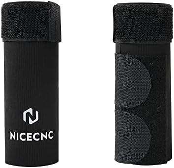 NICECNC 6" Fork Seal Protectors Universal Fork Cover Boots Compatible with 37-50mm Upside Down Forks Conventional Forks Compatible with V-Twin Sport Cruiser Adventure Touring Custom Dual Sport