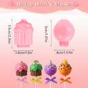 3 x 2 Pack Cake Pop Mold, Cake-Making Kit - Cupcake & Lollipop Shape Mold - BPA Free Non-Stick Lollipop Maker for DIY Hard Candy, Cake Pop, Chocolate, Party Treats Cake-Making Kits