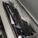 Metal Bed Frame,Full Size Bed Frame with Storage Space,Heavy Duty Sturdy Mattress Foundation,Easy Assembly,No Box Spring Needed, Black,18 Inch,Full