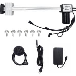 Motor Model JLDQ-12 Part JLDQ.12.157.333K Kit Actuator Replacement for Power Recliner Lift Chairs, 22in x 2.8in x 5.7in