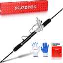 PHOBOOS Hydraulic Power Steering Rack and Pinion Assembly Compatible with Toyota Corolla 1993-2002 & Chevrolet Prizm 1998-2002 & Geo Prizm 1993-1997, New Unit, Ref. 26-1963 (Rack length: 46.44 inches)