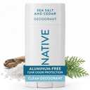 Native Deodorant Contains Naturally Derived Ingredients, 72 Hour Odor Control, Deodorant for Women and Men, Aluminum Free, Sea Salt & Cedar 2.65oz