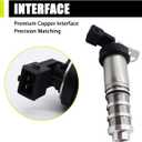 HiSport Variable Valve Timing VVT Solenoid - Engine Camshaft Oil Control Valve Replacement For BMW X3 X4 X5 X6 M3 M4 M5 M6 535i GT 550i GT 750i 750li 760li, Replaces 11367561265 11368605123