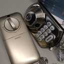 TEEHO TE002 Fingerprint Door Lock - Keyless Entry Door Lock - Electronic Keypad Deadbolt - Smart Locks for Front Door - Auto Lock - Easy Installation - Satin Nickel