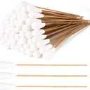 Long q Tips for Cleaning 10 Inch, 100pcs Cotton Swabs, Long 10" Cotton Tipped Applicators with Large 1/2" Diameter Swab - Non-sterile