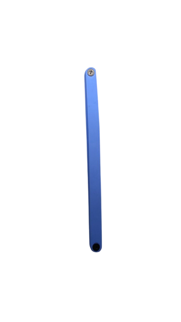 Two blue foam rods with mounting holes, lightweight and shock absorbing. Size 39inch Height