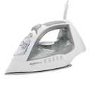 Amazon Basics Steam Iron for Clothes with Safety Auto Shut-Off, Handheld Steamer, Steel Soleplate, 1700-Watt, 1.62ft, Gray