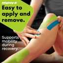 Waterproof Kinesiology Tape - 3 Rolls - Knee Support & Muscle Pain Relief - 16.4 ft Uncut Sports Kinetic Tape for Joint Stability - 50 Instructional Videos (Mixed)