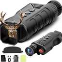Night Vision Monocular, 2026 Upgraded Portable Handheld Scope for Hunting, Camping, Digital Infrared Night Vision Goggles with 16X Zoom and 2500mAh Battery, Support 1080P Camera & Video Recording (Black)