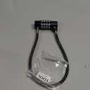 Combination Lock Cable Lock with 4 Digits Cabinet Lock 11" Cable Length Twist Length 5.5" Durable Cable Ideal for lockers, Gym, Fence, Toolbox, case, hasp Storage and Outdoor28 (11")