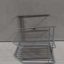Kitchen Details Corner Shelf Organizer | Cabinet & Countertop Storage | Plates | Cups | Bowls | Grey