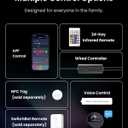 SwitchBot Floor Lamp with Matter, RGB, Warm Cool White, Corner Floor Lamp Compatible with Apple Home, Alexa, Google Home, 1200lm, Music Sync, Scene Modes, 16 Million Colors for Living Room Bedroom