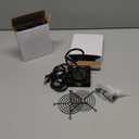 DEWENWILS 2 Pack 120V AC Fan, Waterproof Exhaust Fan 80mm, 14W 2470RPM 21CFM, DIY Cooling Fan for Refrigerator, Computer Case, Compressor Engine, Generator, UL Listed