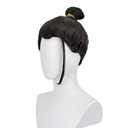 Soyusunny Anime Cosplay Wig Costume Halloween Wigs for Male Adult (Black Ponytail)