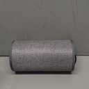 Lifeholder Table Lamp, Bedside Nightstand Lamp, Simple Desk Lamp, Cylinder Table Lamp for Bedroom Living Room Office Study, Grey Shade and Silver Base (Grey) (Gray)