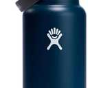 Hydro Flask 32 Oz Wide Flex Straw Cap Bottle - Insulated Stainless Steel - Wide Straw Lid, Non Spill, Leakproof in Indigo