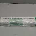 Stove Gap Covers Stainless Steel, 2 Pack, Stove Gap Filler, Stove Gap Guard, Range Trim Kit, Heat Resistant, Easy Clean, Retractable, Length 13.8 to 27.5 (L-Shape-Silver)