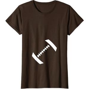 Funny Football Pregnancy Gender Reveal Maternity T-Shirt T-Shirt XL