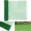 Grass Protection Mesh, 4 ft 32.8 ft Green Lawn Reinforcement Netting, Reusable HDPE Grass Reinforcement Mesh for Grass Parking, Driveways, Turf Protection