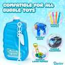 Darice 2 Pack 128oz Bubble Solution Refill for Bubble Machines & Blowers - Easter, Weddings, Birthdays, Outdoor - 4 Big Bubble Wands Included - Non-Toxic Safe for Toddlers & Kids