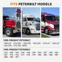 2 Set A20-6013 Rev A Tow Hooks Come with pins A65-6008 and Tow Pin A65-600 Fits Peterbilt and Kenworth Trucks
