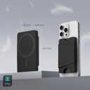 MEKO for MagSafe Wallet with Stand, RFID Blocking MagSafe Wallet for iPhoneLightweight Magnetic Phone Credit Card HolderHold 4 CardsCompatible iPhone 17/16/15/14/13/12 Series