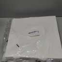 White Paper Gift Bag 12 in Large Paper Gift Box Square Bottom Kraft Paper Bags with Handles for Wedding Baby Shower Birthday Party (White, 12 x 12 x 12 in, 10 CT)