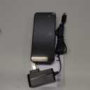 Peakeep Small Digital Alarm Clock Plug in for Bedrooms Bedside, Tiny Electric Clock Large Big Numbers Display Battery Backup for Desk Table, 6 Dimmers, 5 Adjustable Alarm Volume (White)