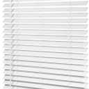 LazBlinds 2-inch Cordless Faux Wood Blinds with Royal Valance, Room Darkening Horizontal Window Blinds, Inside Mount Blinds for Windows - Fit for Window 34" W x 36" H - White