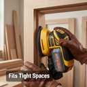 Brushless Cordless Detail Sander Compatible with Dewalt 20V MAX Battery (TOOL ONLY), Lightweight Corner Sander with Dust Box & 10 Sandpapers, 12,000 OPM Compact Power Tool for Wood, Metal & DIY