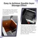 LUWU Center Console Organizer Compatible with 2022 2023 2024 2025 2026 GMC Hummer EV Accessories 2025 2026 Hummer EV Center Console Organizer Armrest Storage Box Armrest Organizer Insert Tray (Black)