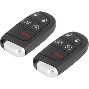 X AUTOHAUX 2pcs Replacement Car Keyless Entry Remote Key Fob Shell Case for Jeep Grand Cherokee 2014-2020 Compass 2017 Renegade 2016-2018 M3N-40821302