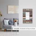 3 x 1 Gang Single GFCI/Decorator Rocker Outlet Light Switch Wall Plate Cover Rustic Vintage Country Family Home Inspirational Quotes Rule Cabin Barn Wood Decorative One Device Electrical Faceplate Dimmer