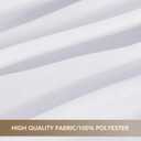 sancua White Tablecloths for 8 Foot Rectangle Tables, 6 Pack - Washable Polyester Fabric Table Cover for Wedding Wedding, Birthday Party, Banquet Reception, 60x120 Inch