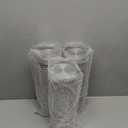 Mimorou 3 Pcs Stainless Steel Canister Set with Glass Windows Visible Storage Jars Silver Kitchen Canister Set for Pasta Flour Oat Sugar Container, Kitchen Tools, Housewarming Gifts (60 Oz)