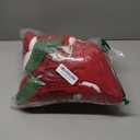 Amlie Home Christmas Knit Throw for Couch, Reversible Soft Cozy Chenille Blanket for Home Decor Gift for Family, 50" x 60", Red Christmas Candy Cane