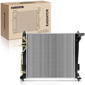 A-Premium Engine Coolant Radiator Assembly with Transmission Oil Cooler Compatible with Kia Sportage SX Turbo 2017 2018 2019 2020 2021 2.0L, FWD