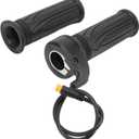 Electric Bike 20X Full Twist Throttle, Right Handle Throttle Electric Motorcycle Accelerator Electric Bike Accessories for 12V 24V 36V 48V 52V 60V 72V, Waterproof Plug