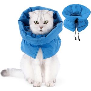 Cat Cone Soft Recovery Collar - Waterproof Elizabethan Collar to Stop Licking Scratching for Small Cats