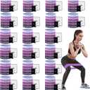 KANGFITER 100 PCS Bulk Resistance Bands Latex, Loop Exercise Bands Set for Gym Members Sports Class Students Gift, 5 Pieces Each Set with Storage Bag, Fitness Bands for Outdoor Home Gym Yoga Pilates
